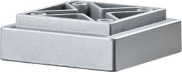 Saphir Quickset Möbelfuß-Set | Silber