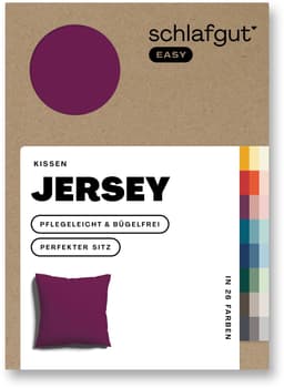 Schlafgut Kissenbezug EASY JERSEY | Lila
