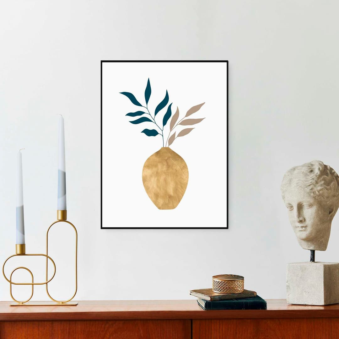 Reinders! Poster Abstraktes Gold | Gold