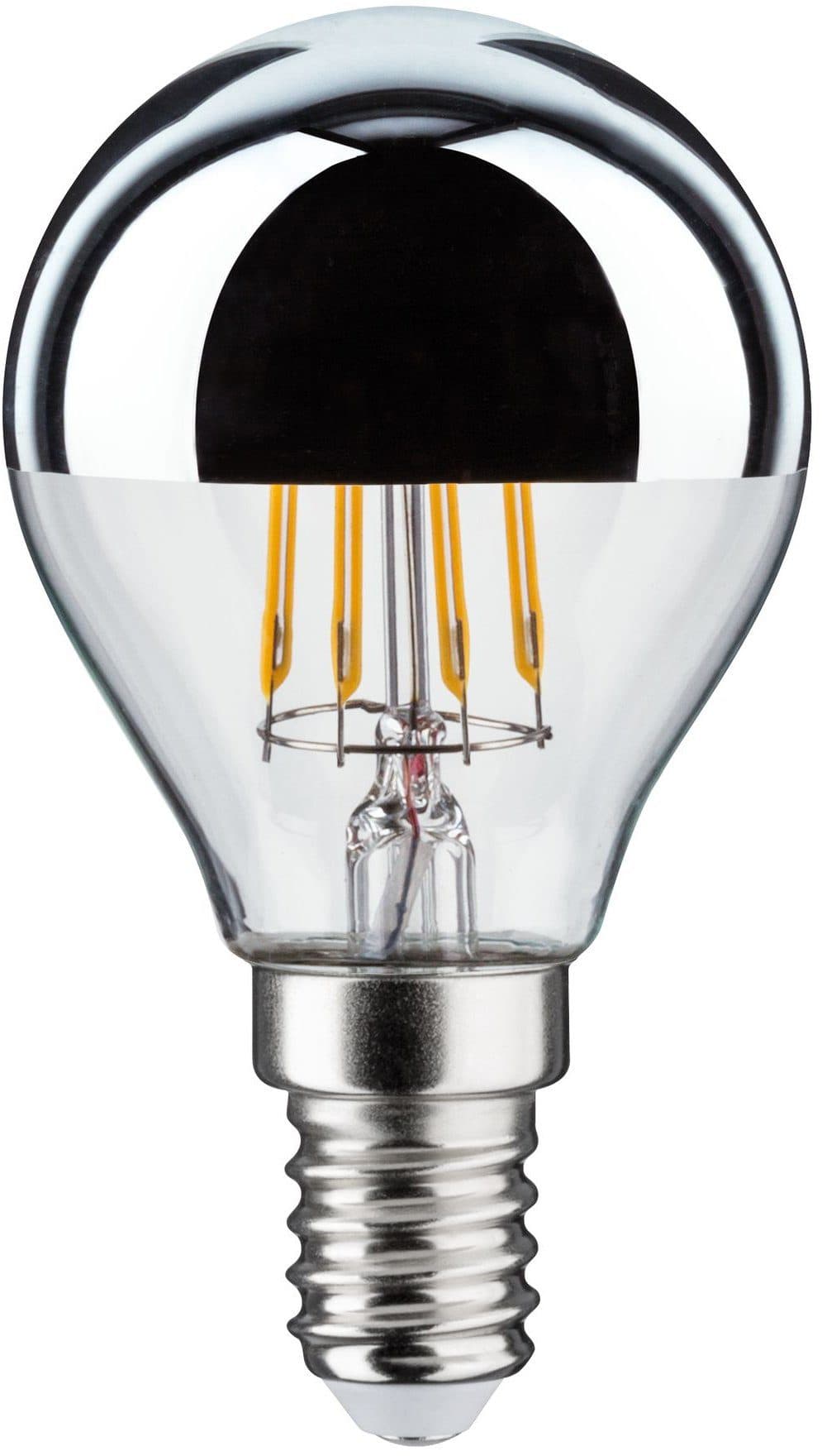 Paulmann LED-Leuchtmittel Tropfen Kopfspiegel | Silber