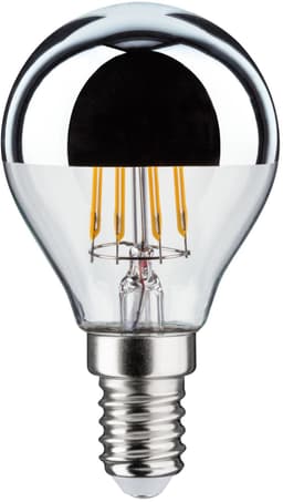 Paulmann LED-Leuchtmittel Tropfen Kopfspiegel | Silber