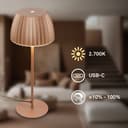 Briloner Leuchten LED Tischleuchte LOCA 7625017 | Kupfer 2