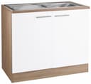 OPTIFIT Spülenschrank Kalmar | Weiß