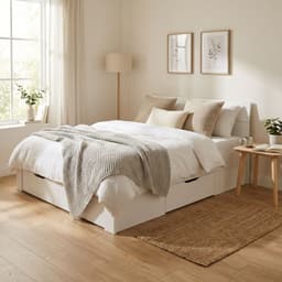 rauch Bett Einzelbett Doppelbett Stauraum FLEXX | Weiß