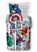 MARVEL Kinderbettwäsche Marvel Comics Bettbezug-Set | Mehrfarbig