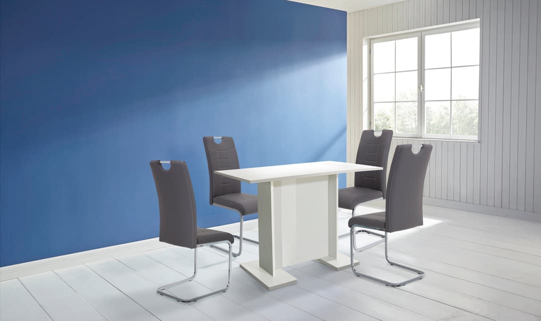 Hela Ruby Freischwinger Stühle | Grau