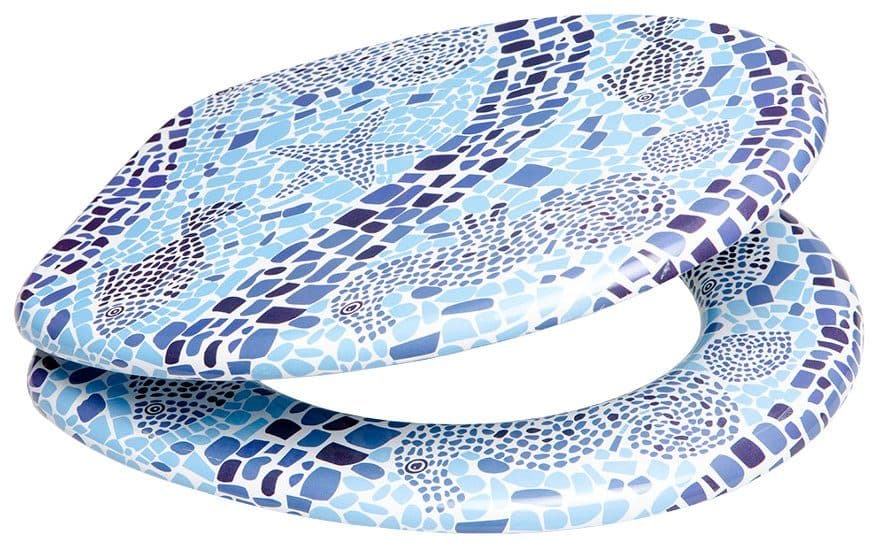 Sanilo WC-Sitz Mosaic World | Blau