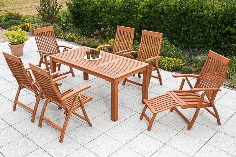 MERXX Gartentisch Bordeaux | Holztöne