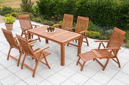 MERXX Gartentisch Bordeaux | Holztöne