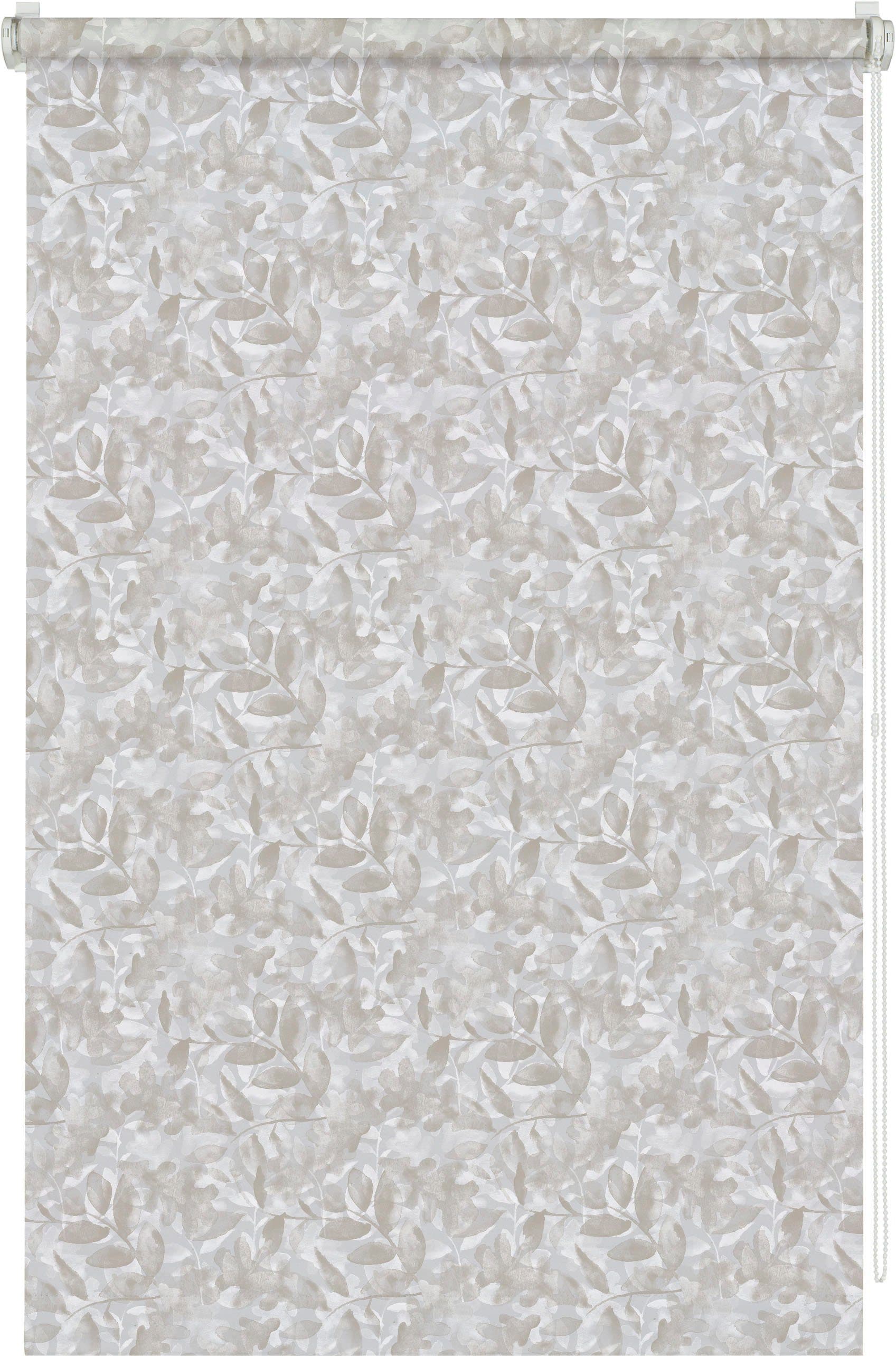 Seitenzugrollo Easyfix Rollo Dekor Natural Camouflage | Grau