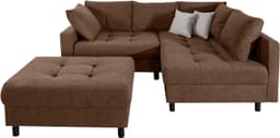 COLLECTION AB Ecksofa Toni L-Form | Braun
