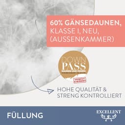 Excellent Davos 3-Kammer-Kopfkissen | Weiß