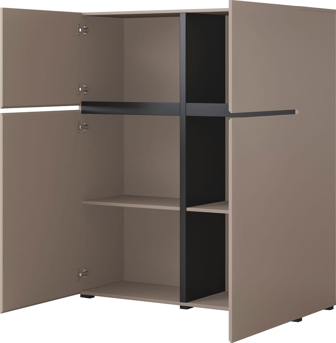 OTTO home Highboard Cross | Schwarz