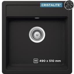 Schock Oslo Granitspüle | Schwarz