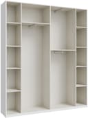 FORTE Kleiderschrank | Weiß 4