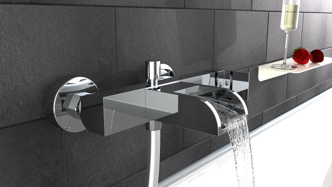 Schütte Wannenarmatur Idrovia | Silber