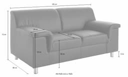 Home affaire 1,5-Sitzer Jamie | Braun