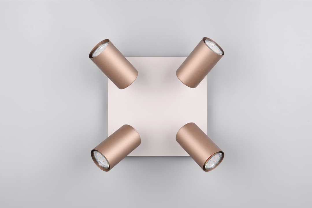 TRIO Leuchten Deckenstrahler MARLEY | Braun