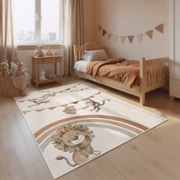 Villeroy & Boch Roar like a Lion Rainbow Party Kinderteppich | Beige