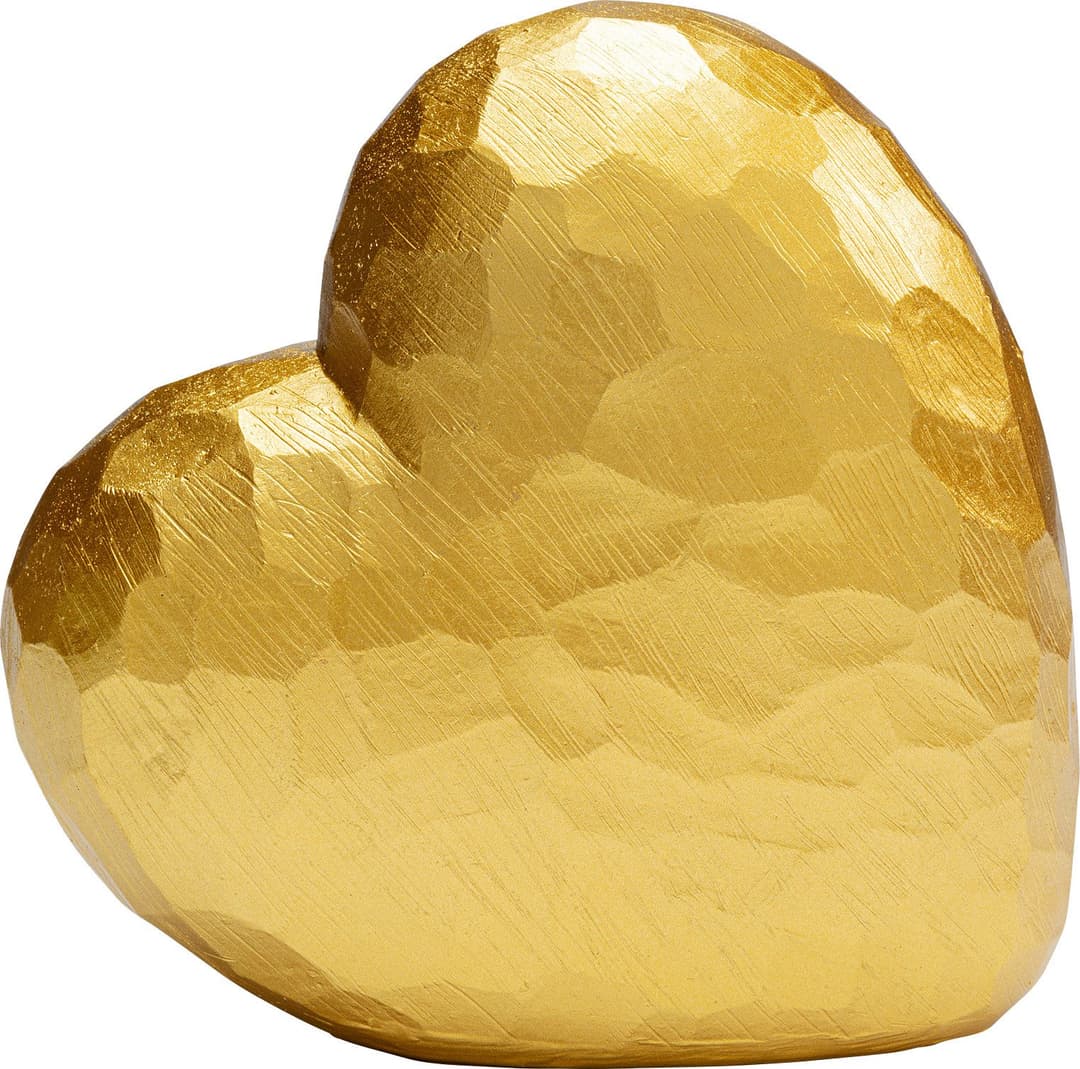 Kare Design Dekoobjekt Heart 14cm | Gold