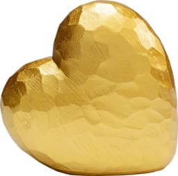 Kare Design Dekoobjekt Heart 14cm | Gold