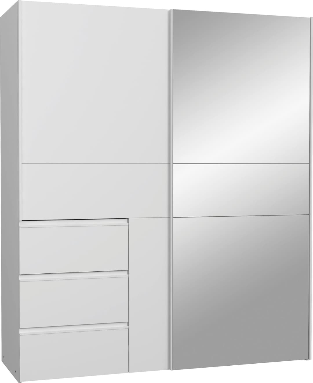 FORTE Schwebetürenschrank Winn2 | Weiß