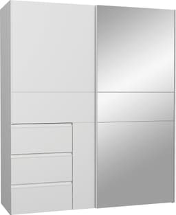 FORTE Schwebetürenschrank Winn2 | Weiß