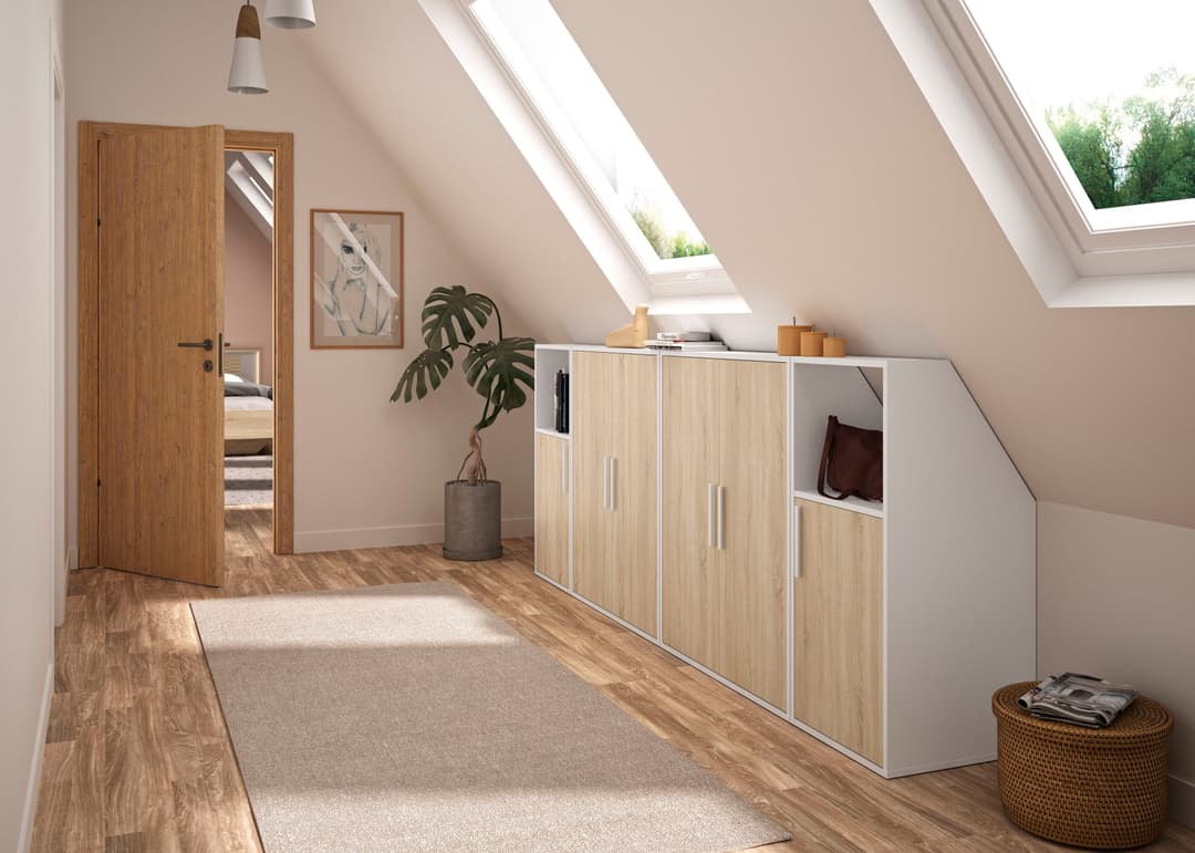 Gami Kleiderschrank UNDER | Holztöne