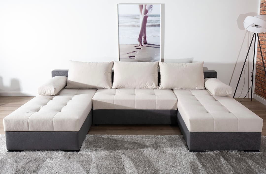 COLLECTION AB Wohnlandschaft Josy U-Form | Grau