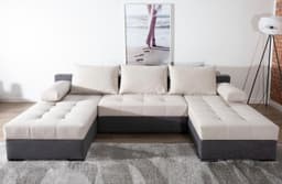 COLLECTION AB Wohnlandschaft Josy U-Form | Grau