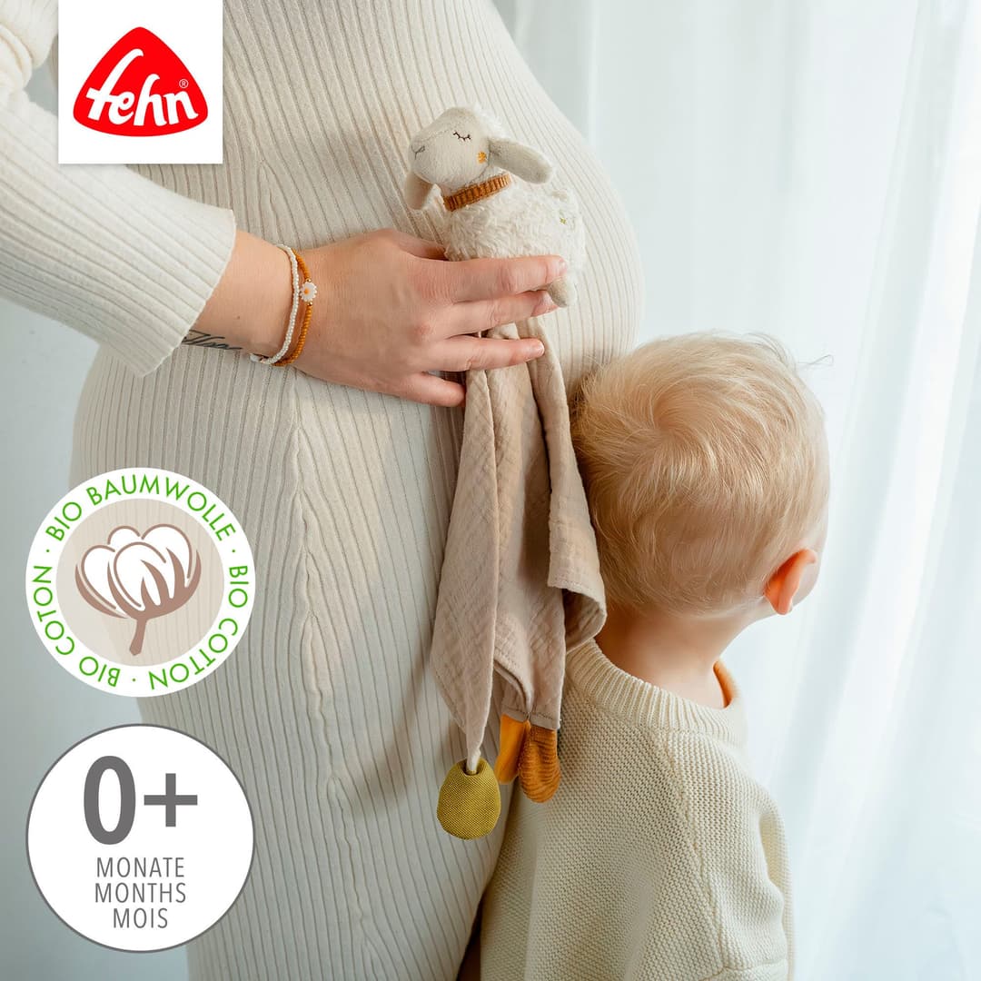 Fehn Schmusetuch fehnNATUR, Schaf | Beige
