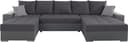 COLLECTION AB Wohnlandschaft Josy XXL U-Form | Grau 2