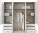 FORTE Kleiderschrank Jupiter | Holztöne 4