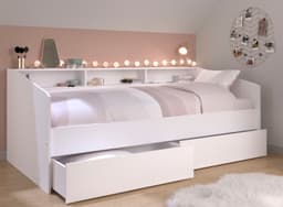 Parisot Stauraumbett Sleep | Weiß