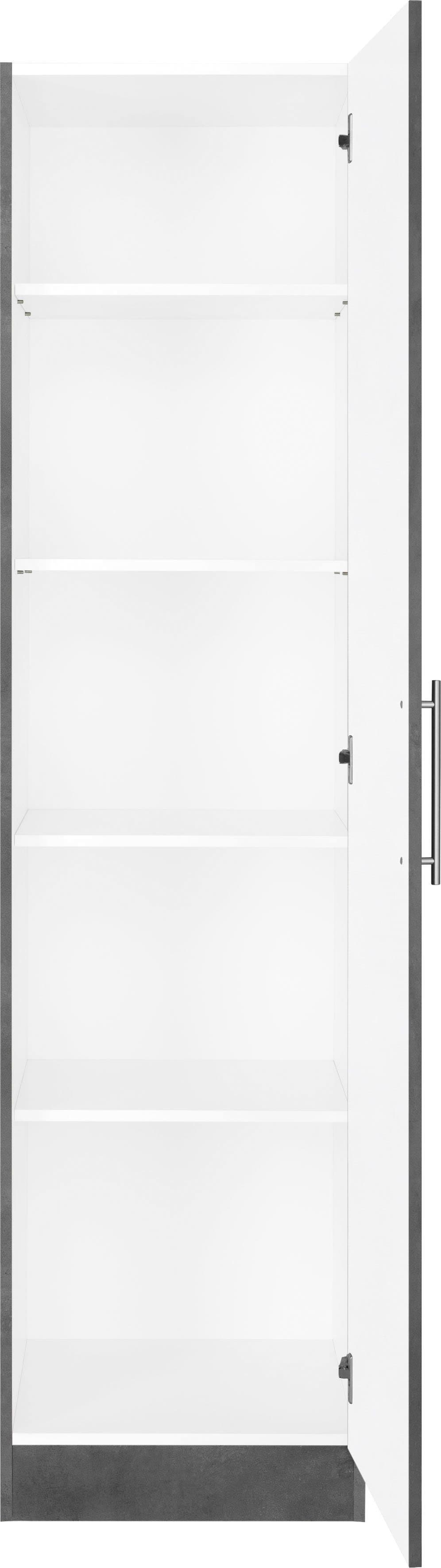 wiho Küchen Seitenschrank Cali | Grau