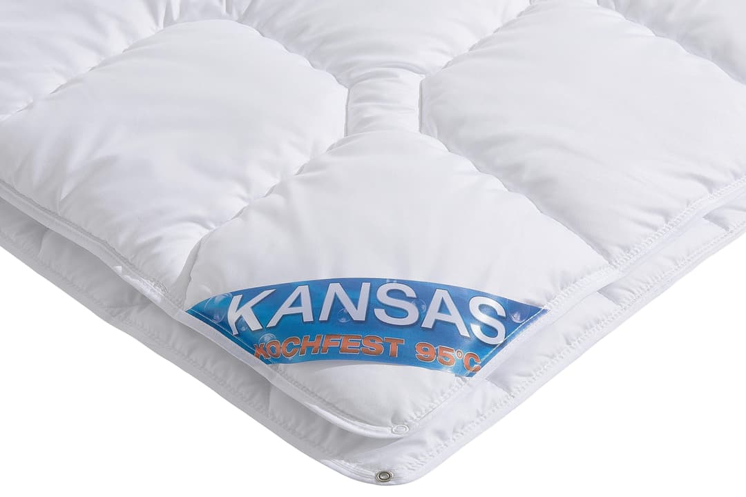 fan Microfaserbettdecke Kansas | Weiß