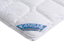 fan Microfaserbettdecke Kansas | Weiß