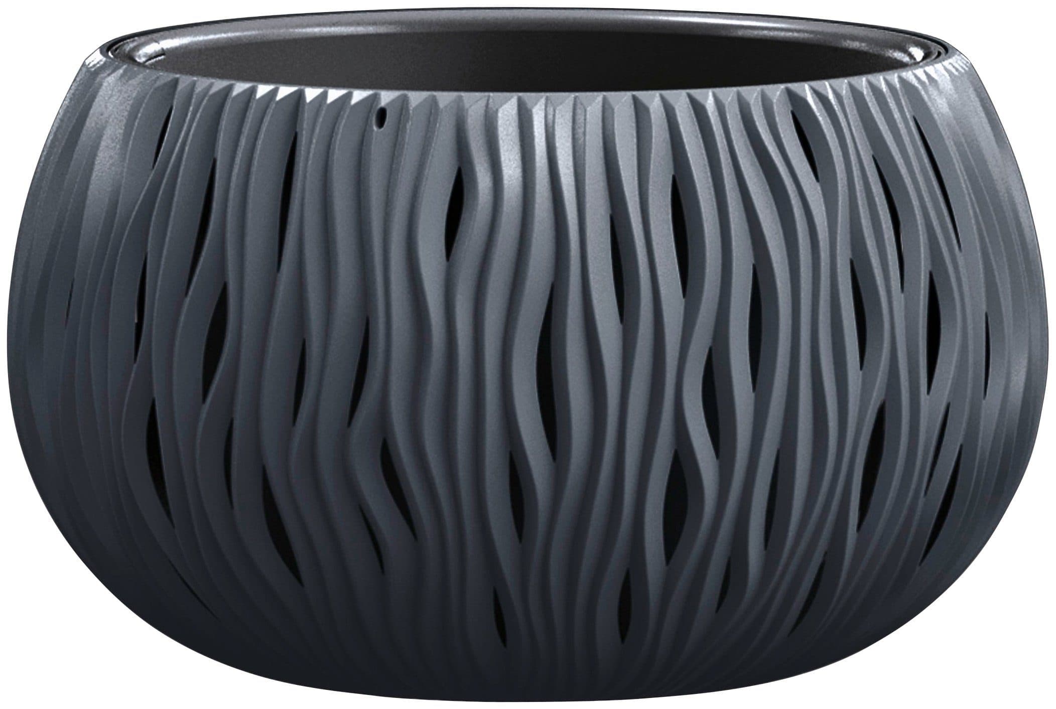 Prosperplast Sandy Bowl Pflanzkübel | Grau