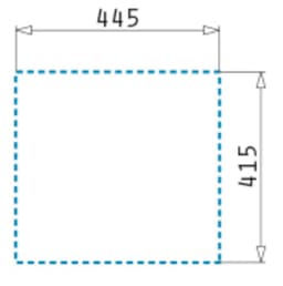 Pyramis Edelstahlspüle E33 | Silber