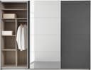 rauch Schwebetürenschrank CORTONA | Grau 4