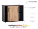 welltime Aktenschrank Aino | Holztöne 3