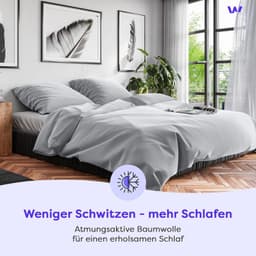 Wolkenfeld Bettwäsche Renforcé | Weiß