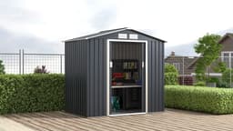 KONIFERA Gerätehaus Gartenhaus Burgos | Grau