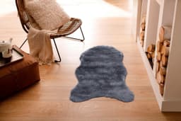 OTTO home Hochflor-Teppich Valeria | Grau