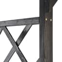 Promadino Rosenbogen Pergola Ben | Schwarz 4
