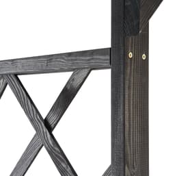 Promadino Rosenbogen Pergola Ben | Schwarz
