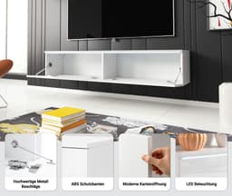 Home affaire Lowboard LOWBOARD D | Schwarz