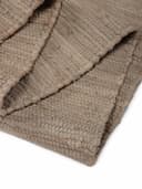carpetfine Teppich Kelim Chindi uni | Braun 4