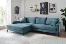 Trends by HG Ecksofa Summer L-Form | Blau