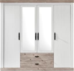 Home affaire Drehtürenschrank Florenz | Weiß
